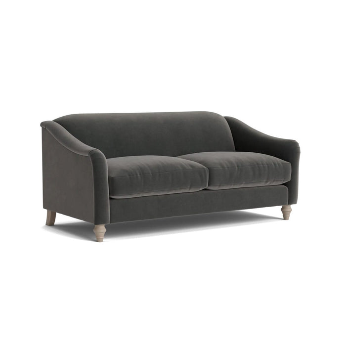 Assan Two Seater Sofa Ã¢â‚¬â€œ Charcoal Velvet