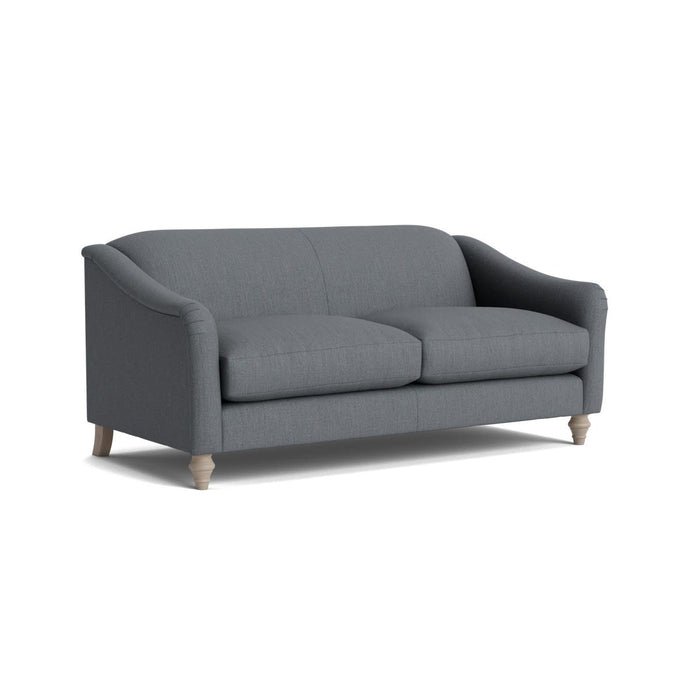 Assan Two Seater Sofa Ã¢â‚¬â€œ Slate Blue Herringbone