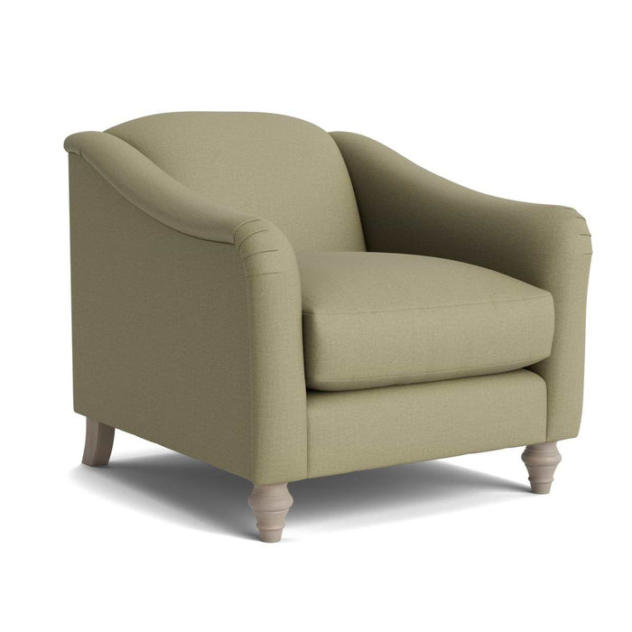 Assan Armchair Ã¢â‚¬â€œ Vintage Olive Cotton Linen