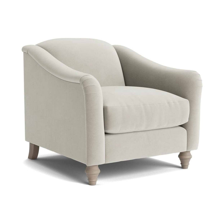 Assan Armchair Silver Velvet
