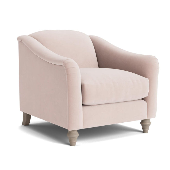 Assan Armchair Ã¢â‚¬â€œ Vintage Rose Velvet