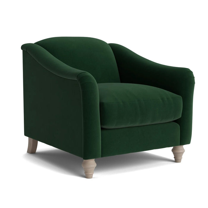 Assan Armchair Ã¢â‚¬â€œ Forest Green Velvet