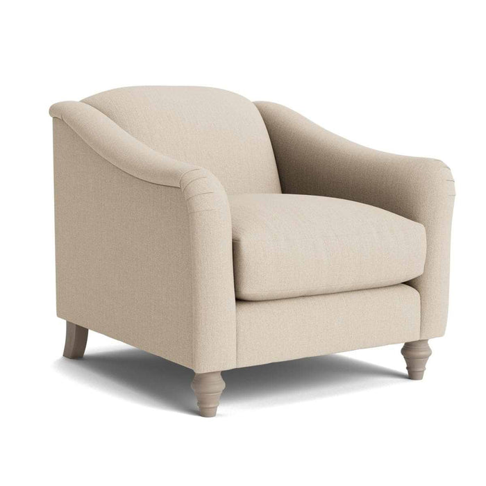 Assan Armchair â€“ Sand Herringbone
