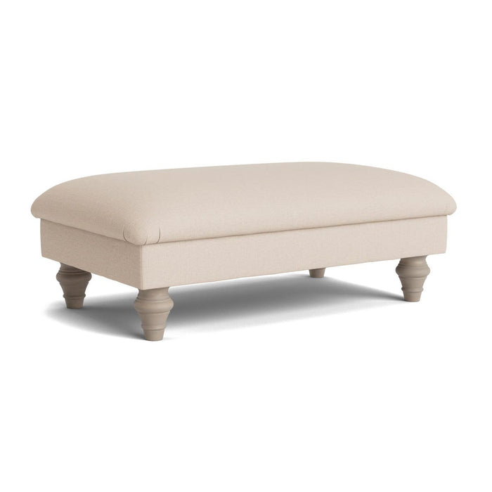 Assan Ottoman Ã¢â‚¬â€œ Oat Cotton Linen