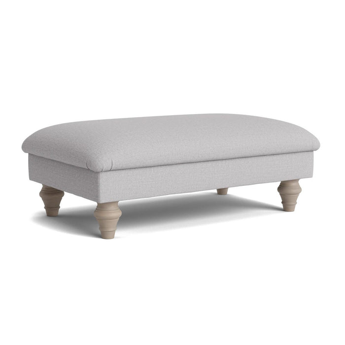 Assan Ottoman ƒ¢¢‚¬¢€œ Smoke Cotton Linen