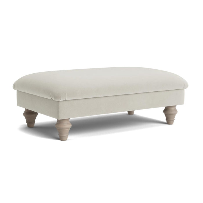 Assan Ottoman Ã¢â‚¬â€œ Silver Velvet