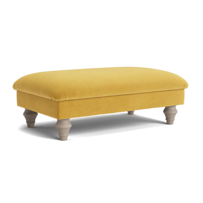 Assan Ottoman Ã¢â‚¬â€œ Mustard Velvet