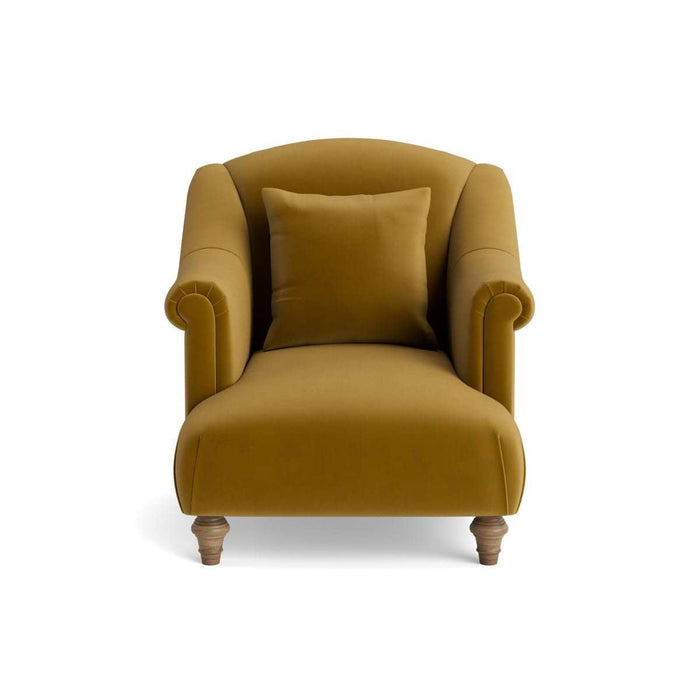 Artes Armchair â€“ Cumin Opulent Cotton Velvet