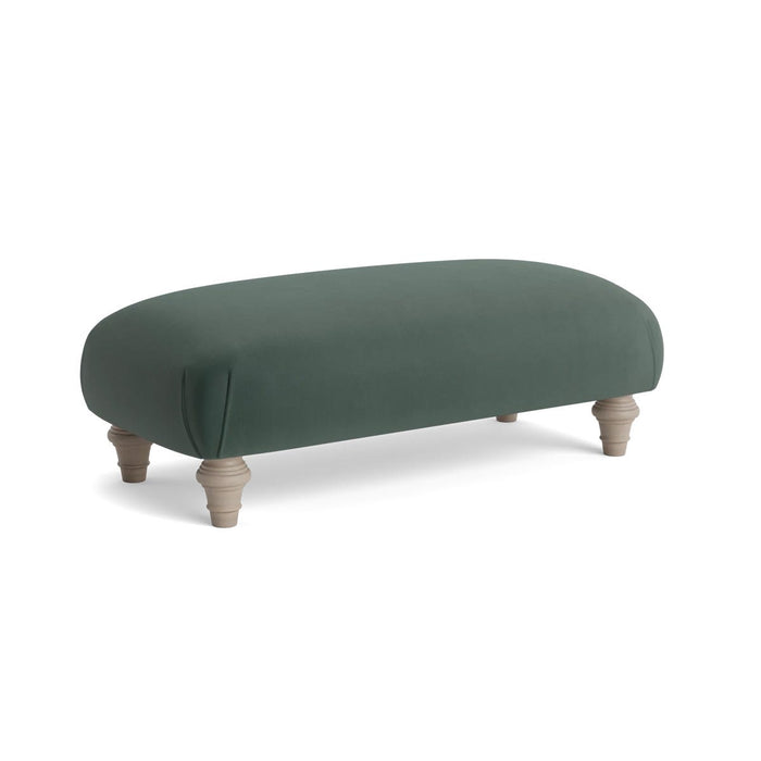Artes Ottoman â€“ Agave Opulent Cotton Velvet