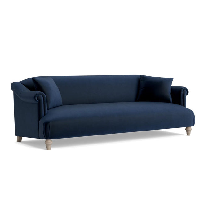 Artes Three Seater Sofa â€“ Navy Opulent Cotton Velvet