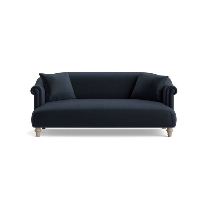 Artes Two Seater Sofa â€“ Carbon Opulent Cotton Velvet