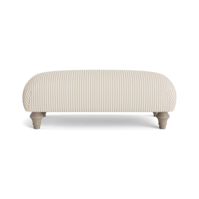 Artes Ottoman Soft Eau De Nil Cotton Stripe