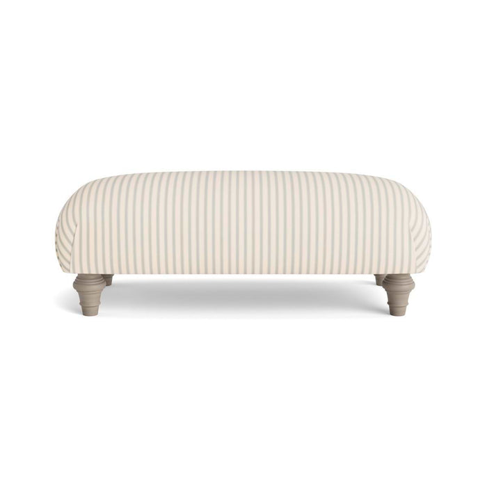 Artes Ottoman Soft Eau De Nil Wide Cotton Stripe