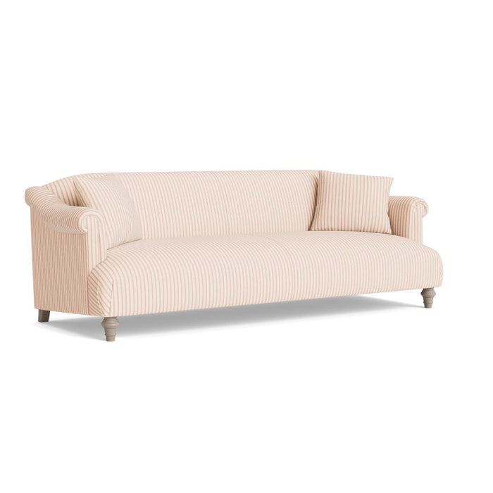 Artes Three Seater Sofa â€“ Peony Wide Cotton Stripe