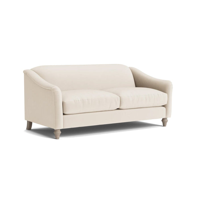 Assan Two Seater Sofa â€“ Seashell Opulent Cotton Velvet