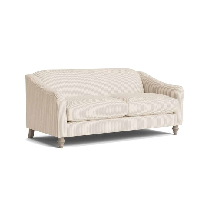Assan Two Seater Sofa â€“ Soft Eau De Nil Cotton Stripe
