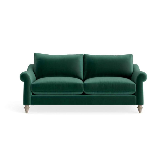 Kalmar Two Seater Sofa â€“ Evergreen Opulent Cotton Velvet