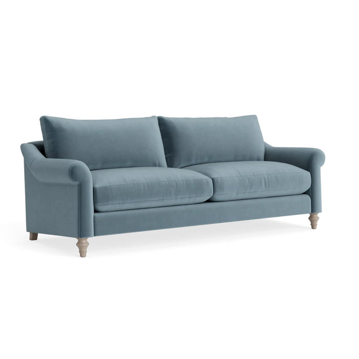 Kalmar Three Seater Sofa Ocean Opulent Cotton Velvet