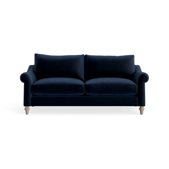 Kalmar Two Seater Sofa â€“ Navy Opulent Cotton Velvet