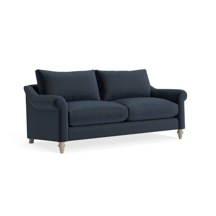 Kalmar Two Seater Sofa â€“ Carbon Opulent Cotton Velvet