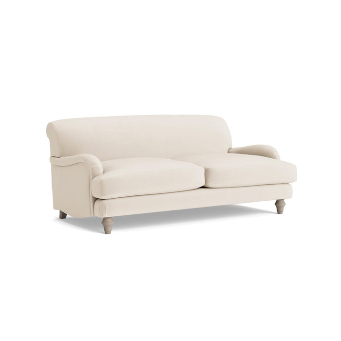 Reine Two Seater Sofa â€“ Seashell Opulent Cotton Velvet