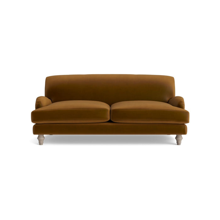 Reine Two Seater Sofa Tobacco Opulent Cotton Velvet