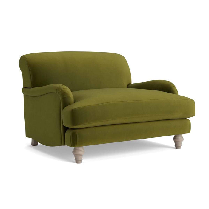 Reine Loveseat â€“ Cardamom Opulent Cotton Velvet
