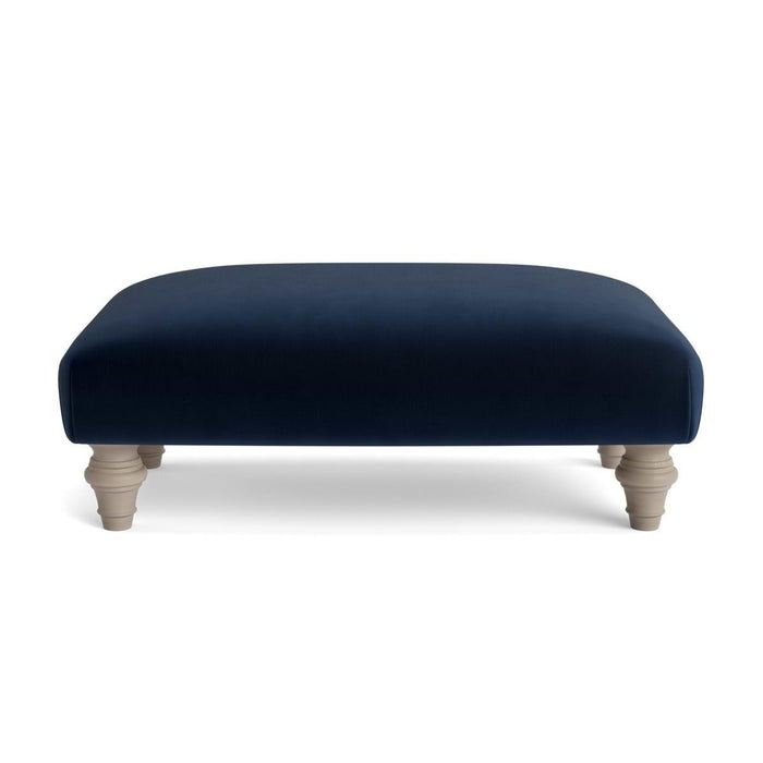 Reine Ottoman â€“ Navy Opulent Cotton Velvet