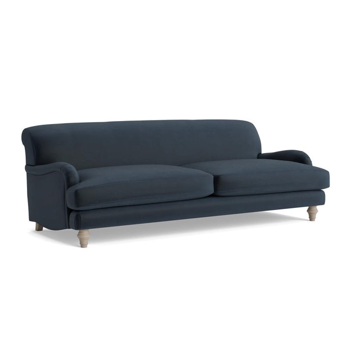 Reine Three Seater Sofa â€“ Carbon Opulent Cotton Velvet