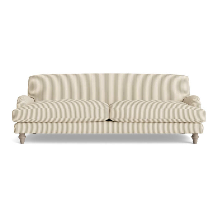 Reine Three Seater Sofa â€“ Eucalyptus Cotton Stripe