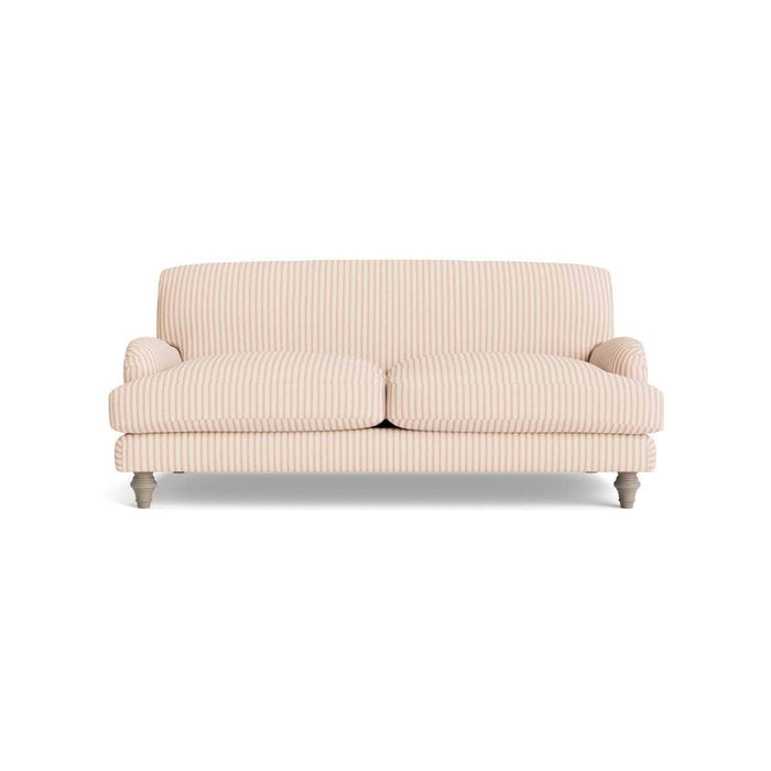 Reine Two Seater Sofa â€“ Peony Wide Cotton Stripe