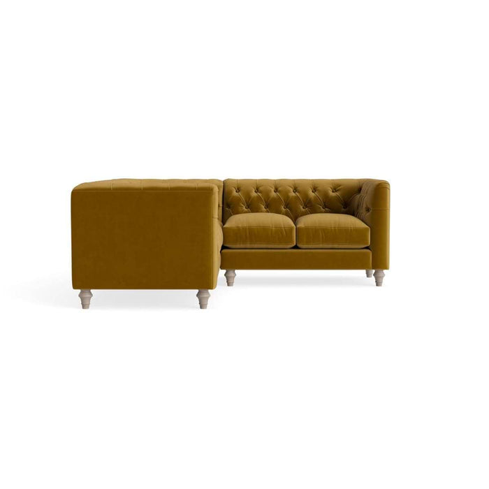 Sarnia Corner Sofa â€“ Cumin Opulent Cotton Velvet