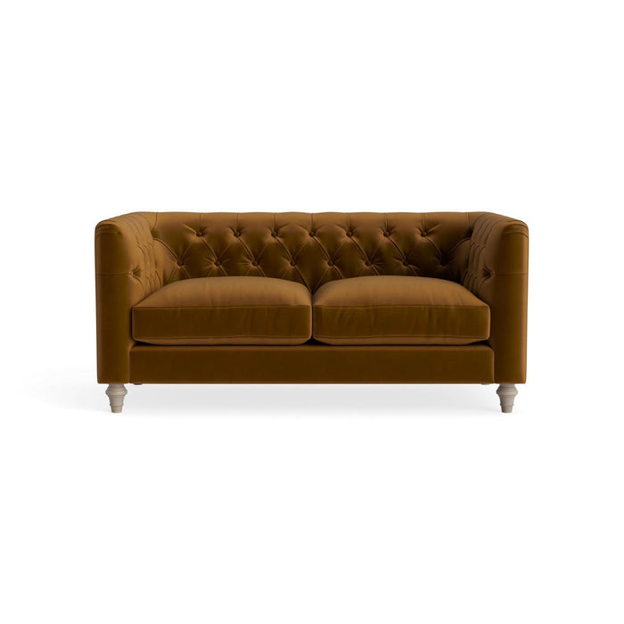 Sarnia Two Seater Sofa â€“ Tobacco Opulent Cotton Velvet