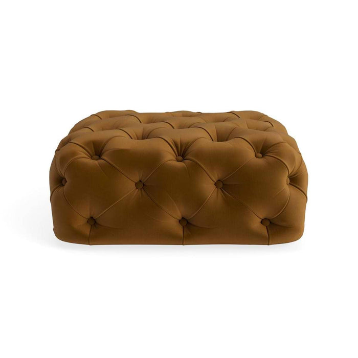 Sarnia Ottoman Tobacco Opulent Cotton Velvet