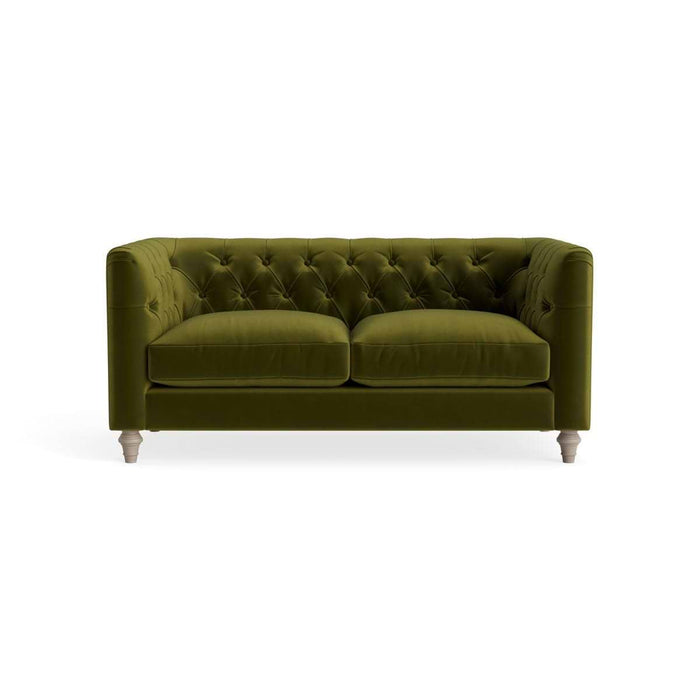 Sarnia Two Seater Sofa Cardamom Opulent Cotton Velvet