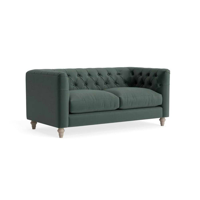 Sarnia Two Seater Sofa â€“ Agave Opulent Cotton Velvet