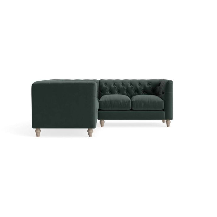 Sarnia Corner Sofa Agave Opulent Cotton Velvet