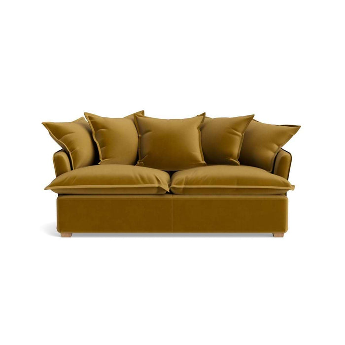Umea Two Seater Sofa â€“ Cumin Opulent Cotton Velvet