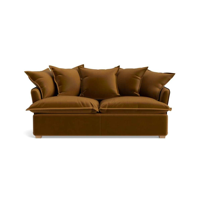 Umea Two Seater Sofa Tobacco Opulent Cotton Velvet