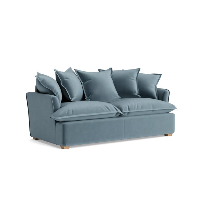 Umea Two Seater Sofa Ocean Opulent Cotton Velvet