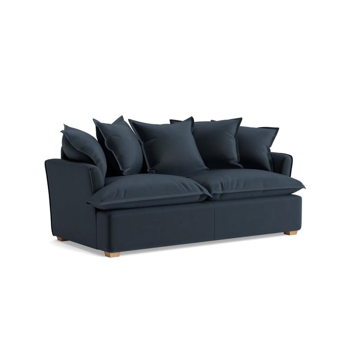 Umea Two Seater Sofa Carbon Opulent Cotton Velvet