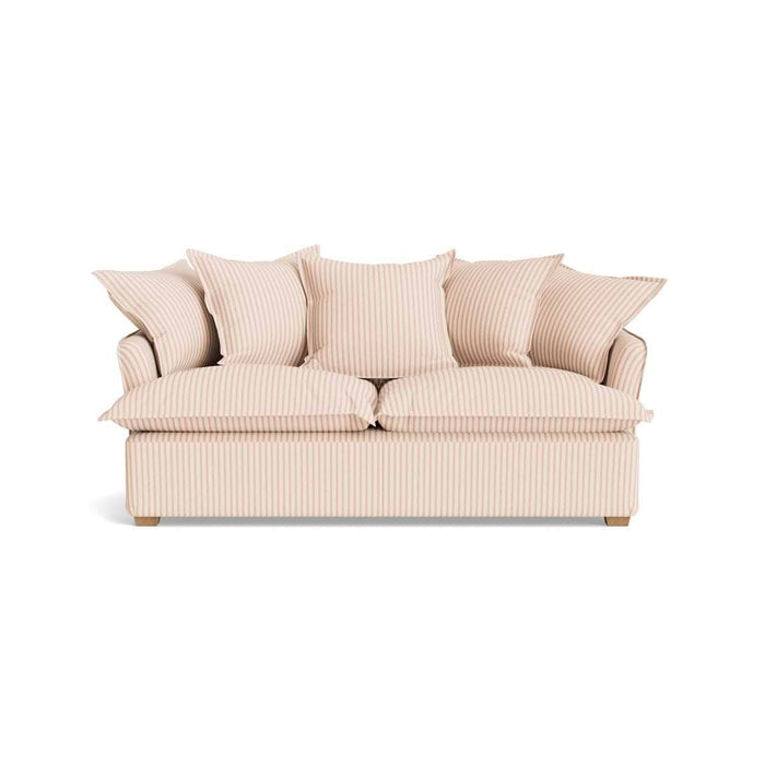 Umea Two Seater Sofa Peony Wide Cotton Stripe