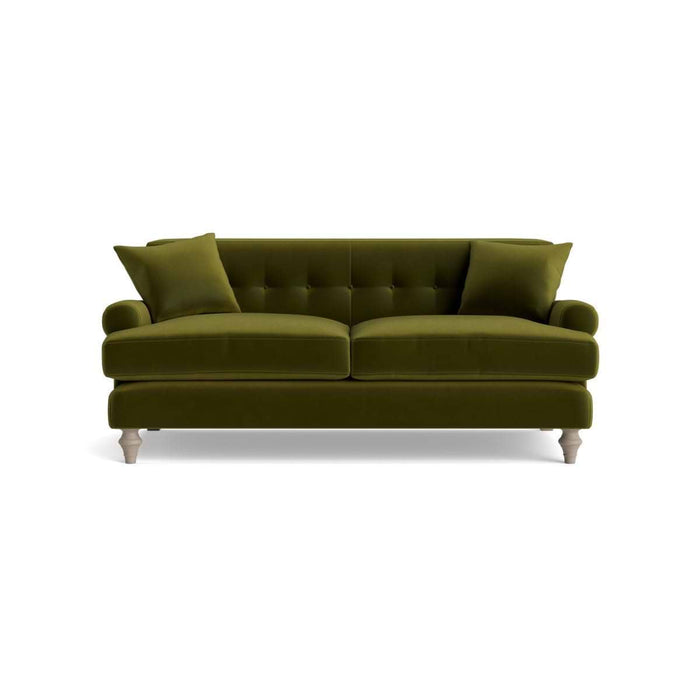 Visby Two Seater Sofa â€“ Cardamom Opulent Cotton Velvet