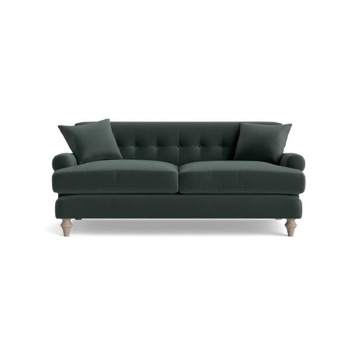 Visby Two Seater Sofa Agave Opulent Cotton Velvet