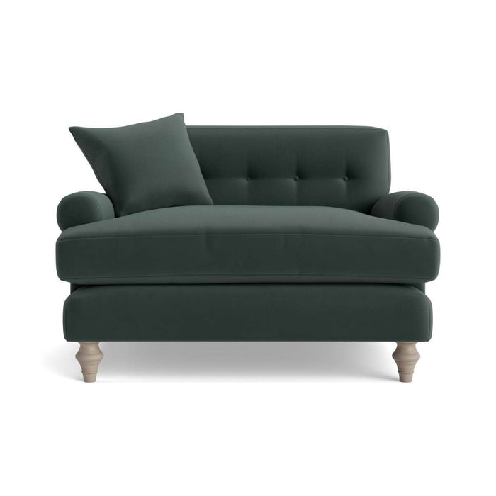 Visby Loveseat â€“ Agave Opulent Cotton Velvet