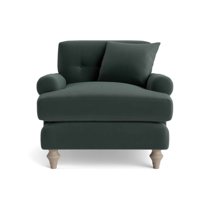 Visby Armchair â€“ Agave Opulent Cotton Velvet