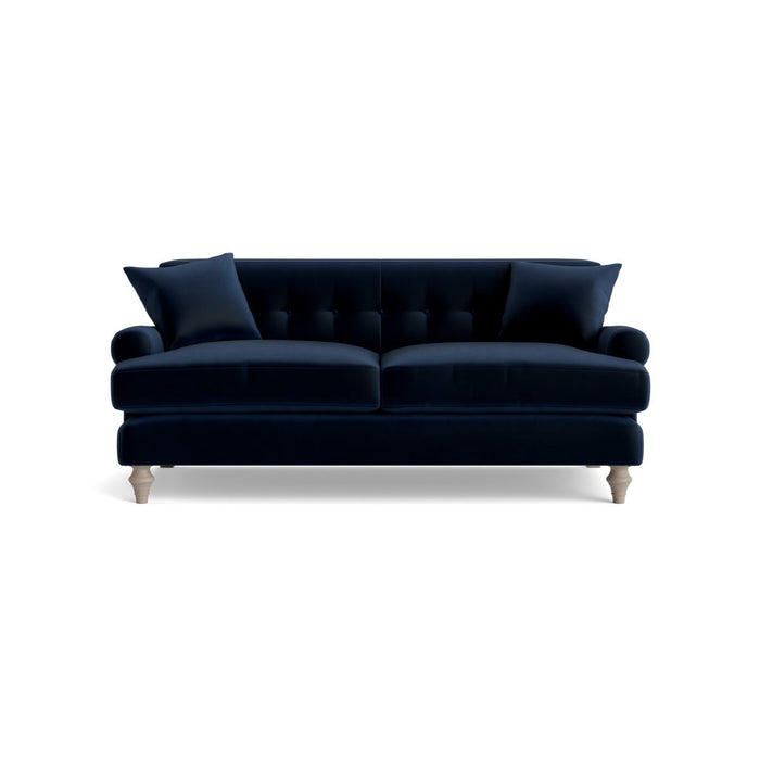 Visby Two Seater Sofa â€“ Navy Opulent Cotton Velvet