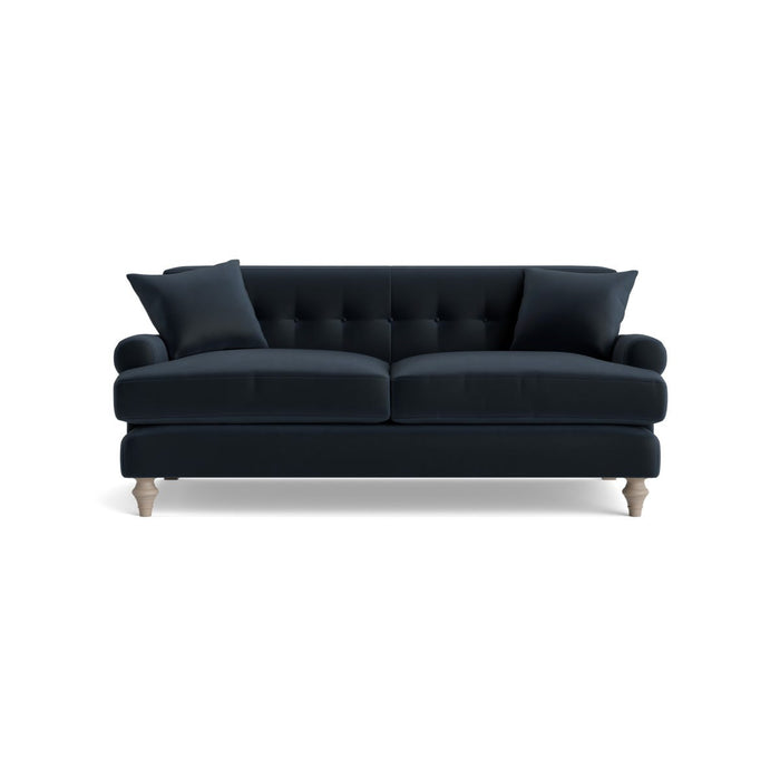 Visby Two Seater Sofa â€“ Carbon Opulent Cotton Velvet