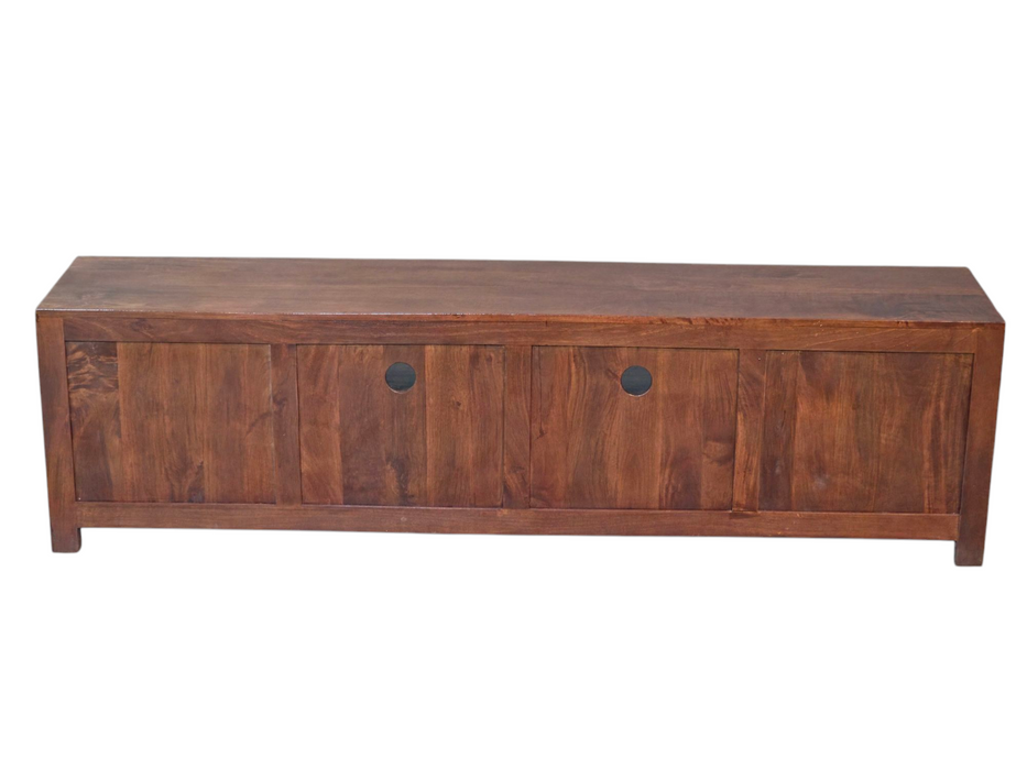Cuba Mango Wood Honey 200cm 4 Drawer TV Unit - Due 20th September