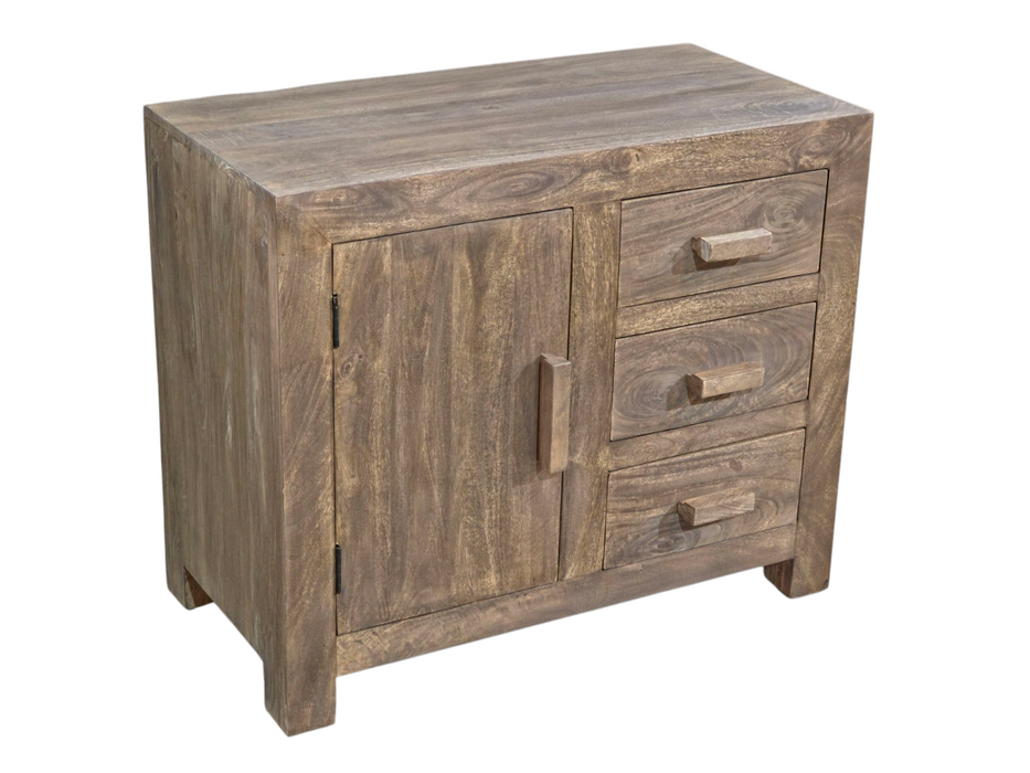 Cuba Mango Wood Natural 88cm Sideboard - Due 16th September